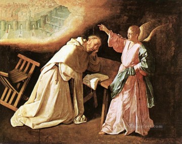 Francisco de Zurbaran Painting - The Vision of St Peter of Nolasco Baroque Francisco Zurbaron